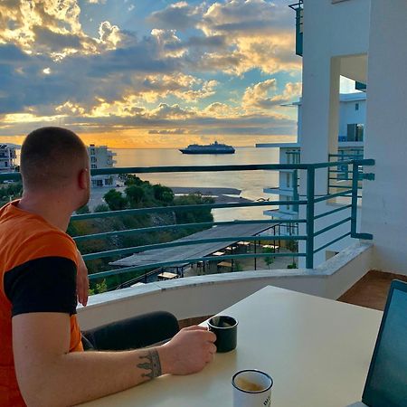 El Rio Apartments Sarande Bagian luar foto